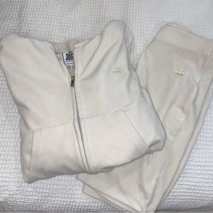 Velour Juicy Couture Bike Short and Jacket Set